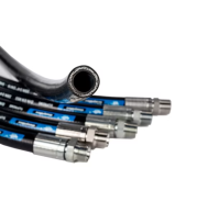 Super Hose Steam Hose R1 & R2 – EPDM Steam Hose with Multi Wire Steel Braiding, High Temperature and Pressure Ratings, Certified Industrial Grade